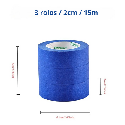 Fita Crepe Azul para Construção e Pintura [Compre Mais e Pague Menos]