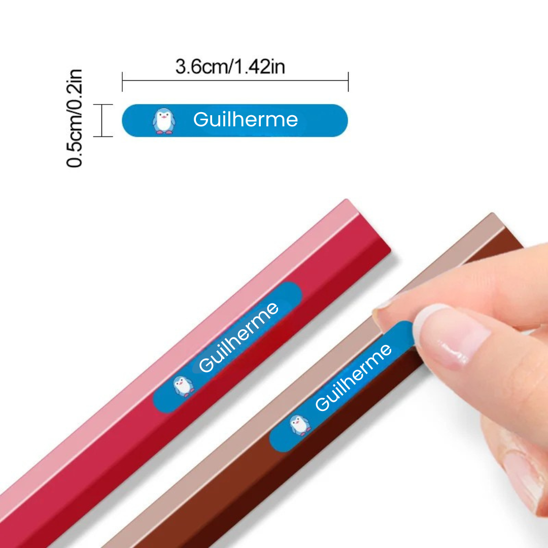 Etiqueta Escolar Personalizada