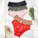 Calcinhas Soft Comfort - Acetinada com Renda [leve 5]