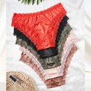Calcinhas Soft Comfort - Acetinada com Renda [leve 5]