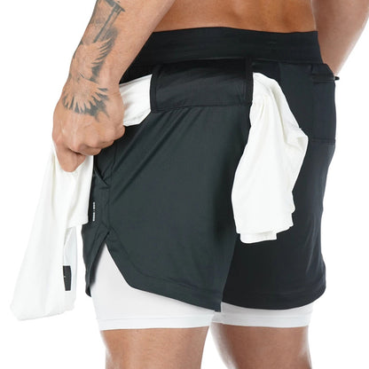 Shorts Duplo de Academia