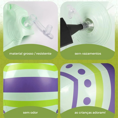 Ovo Gigante de Páscoa Inflável [COMPRE 1 LEVE 3]