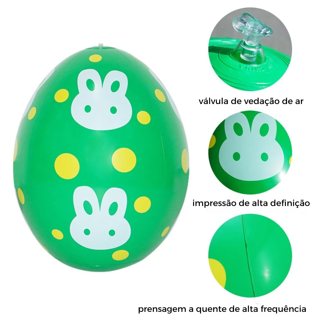 Ovo Gigante de Páscoa Inflável [COMPRE 1 LEVE 3]